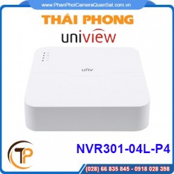 Bán Đầu ghi camera UNIVIEW NVR301-04L-P4 4 kênh giá tốt nhất tại tp hcm