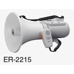 Loa phát thanh đeo vai ER-2215, có micro, màu xám nhạt