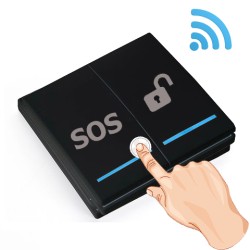 Nút bấm khẩn cấp không dây SOS-911A2 tần số 433 MHz