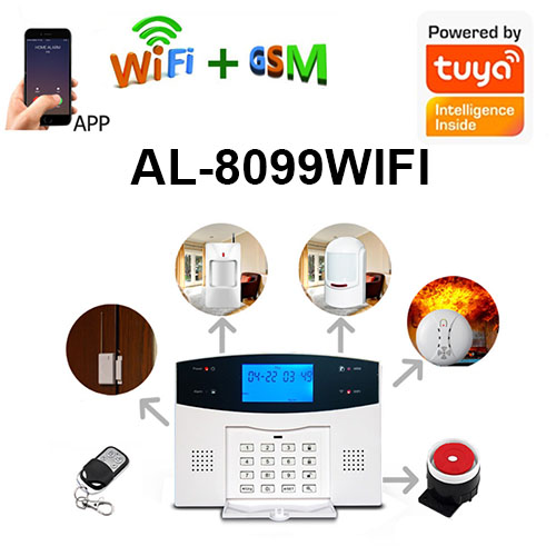 Tủ báo động qua điện thoại dùng APP WIFI ,SIM AL8099WIFI (có dây và không dây), đại lý, phân phối,mua bán, lắp đặt giá rẻ