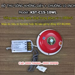 Bộ thu sóng không dây + chuông điện 10 inch KST-C15-10WL