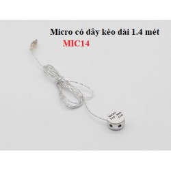 Micro có dây kéo dài 1,4 mét MIC14