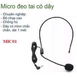 Micro đeo tai có dây MIC01
