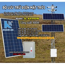 Bộ lưu trữ điện năng lượng mặt trời cho camera SL-KA900W công suất 900W