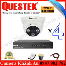 Báo giá lắp đặt trọn gói camera Questek, trọn bộ camera Questek, camera Questek