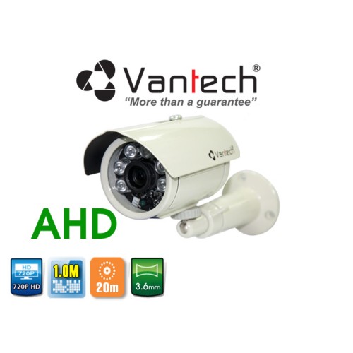 Camera Vantech Thân AHD VP-152AHDM 1.3MP, đại lý, phân phối,mua bán, lắp đặt giá rẻ
