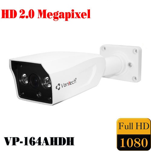 Camera Vantech Thân AHD VP-164AHDH 2.0MP, đại lý, phân phối,mua bán, lắp đặt giá rẻ