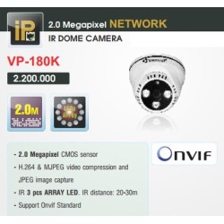 Camera Vantech Dome IP VP-180K 2MP