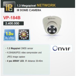 Camera Vantech Dome IP VP-184B 1.3MP