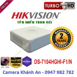 Đầu ghi camera HIKVISION DS-7104HGHI-F1/N 4 kênh