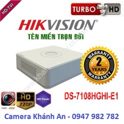 Đầu ghi camera HIKVISION DS-7108HGHI -E1 8 kênh