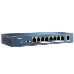 Switch mạng 8 cổng PoE DS-3E0109P-E(C), 1 uplink 10/100M