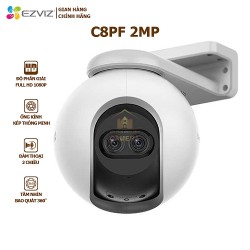 Camera EZVIZ C8PF, wifi, Ống kính kép có thể Zoom xa 8 lần Xoay 360 độ