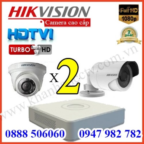 Bộ trọn gói 2 camera 3.0 M giá rẻ tại Tp HCM, đại lý, phân phối,mua bán, lắp đặt giá rẻ