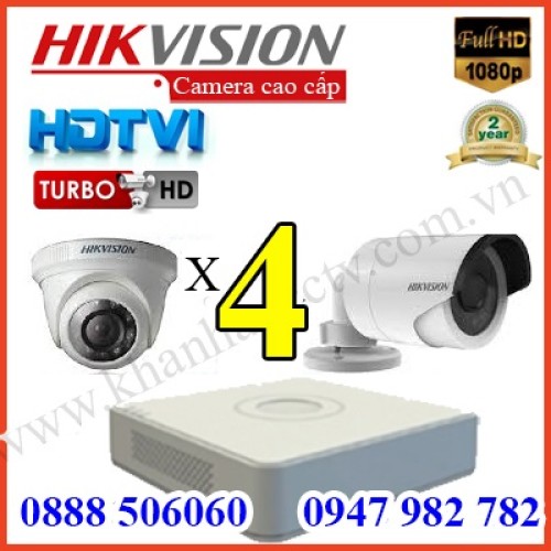 Bộ trọn gói 4 camera 3.0 M giá rẻ tại Tp HCM, đại lý, phân phối,mua bán, lắp đặt giá rẻ