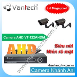 Lắp đặt trọn bộ 2 camera AHD VT-122AHDM