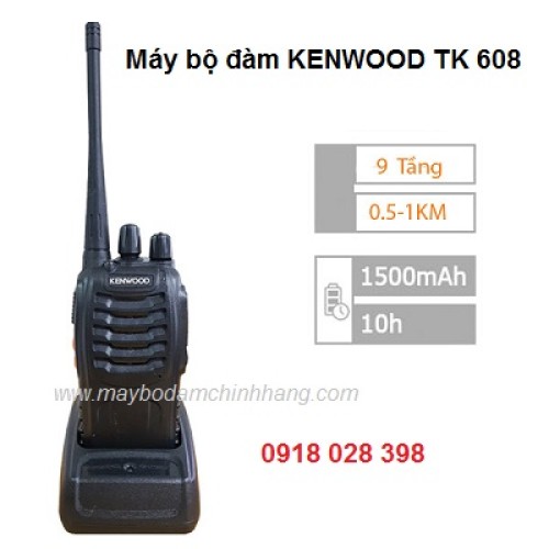 Máy bộ đàm KENWOOD TK-608, đại lý, phân phối,mua bán, lắp đặt giá rẻ