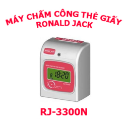 Máy chấm công thẻ giấy IN KIM Ronald Jack RJ-3300N