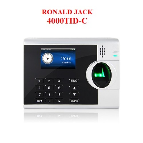 Máy chấm công vân tay, thẻ từ RONALD JACK 4000TID-C, đại lý, phân phối,mua bán, lắp đặt giá rẻ