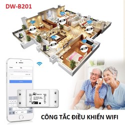 Công tắc điều khiển từ xa Smart Control Wifi DW-B201