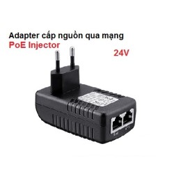 Adapter cấp nguồn qua mạng PoE Injector 24V cho camera, IP phone