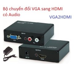 Bộ chuyển đổi tín hiệu VGA sang HDMI có Audio
