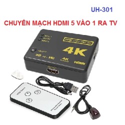 Bộ chuyển mạch gộp HDMI 3 vào 1 ra UH-301
