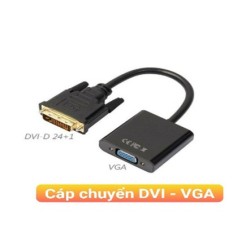 Dây cáp chuyển đổi DVI-D 24+1 to VGA có chipset