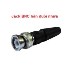 Jack BNC hàn đuôi nhựa BNC-02