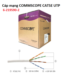 Dây mạng Cat5e UTP Commscope AMP 6-219590-2 thùng 305 mét