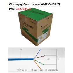 Dây mạng Cat6e UTP Commscope AMP 4-1427254-6 thùng 305 mét
