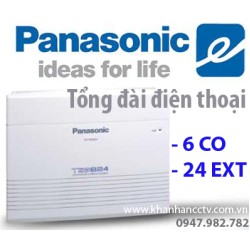 Tổng đài điện thoại Panasonic KX-TES824 (6 vào 24 ra)