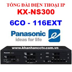 Tổng đài điện thoại IP Panasonic KX-NS300 (6 trung kế 116 nhánh)