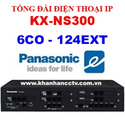 Tổng đài điện thoại IP Panasonic KX-NS300 (6 trung kế 124 nhánh)