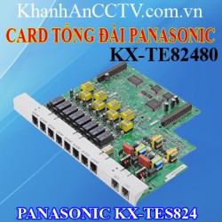 Card tổng đài Panasonic KX-TE82480, mở rộng 8 máy nhánh, 2 trung kế