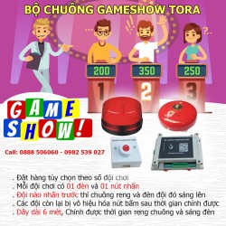 Bộ mạch chuông trò chơi GAMESHOW TORA G4 (4 đội chơi)
