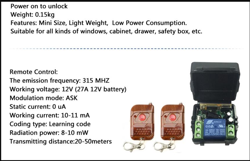 Bộ khóa chốt cửa điều khiển từ xa TR-302A đại lý, phân phối,mua bán, lắp đặt giá rẻ